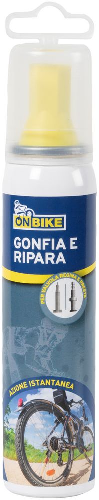 Spray gonfia e ripara bici istantaneo da 100ml universale