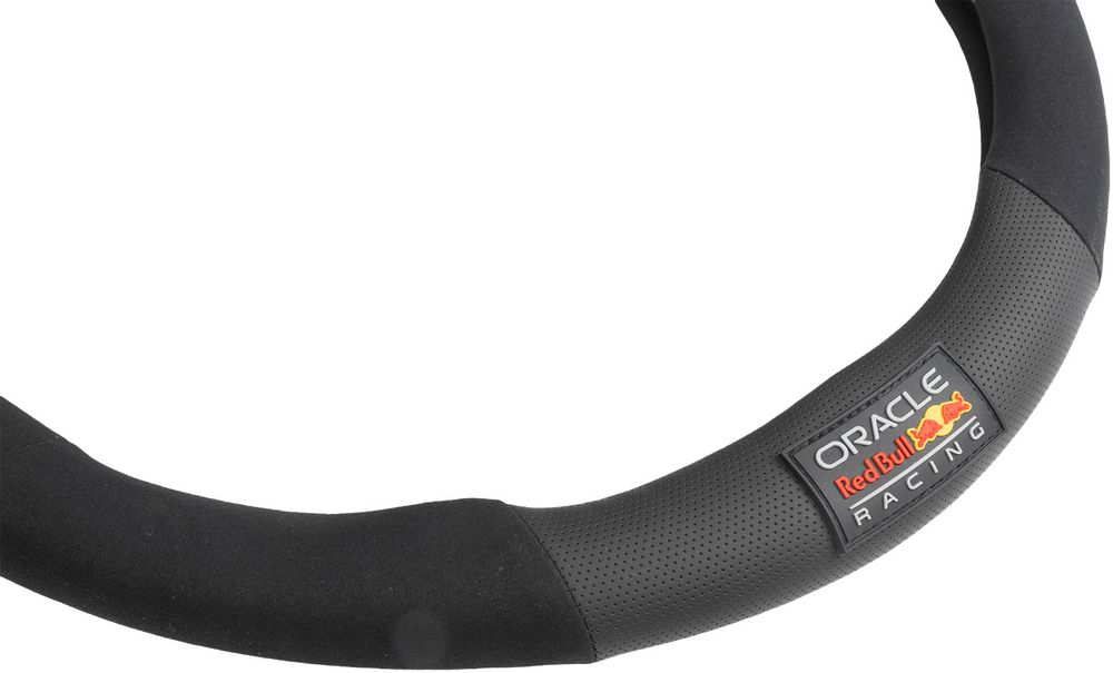 Coprivolante per auto Powerbar Nero/Rosso antiscivolo diam. 38 cm - Image 3