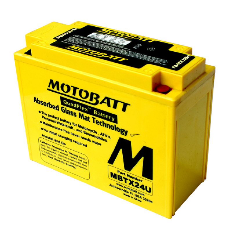 MotoBatt MBTX24U 12V 25Ah – Batteria AGM Sigillata Precaricata
