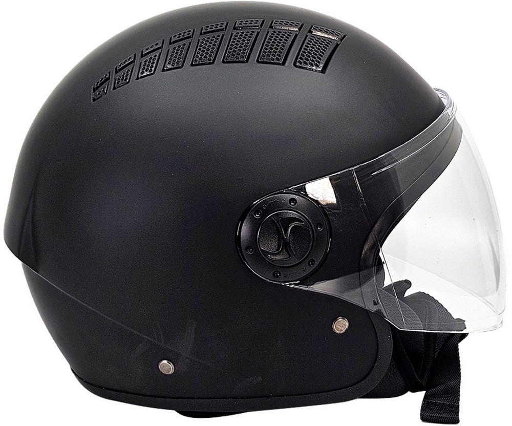 BHR Casco da moto DJ 834 flow colore nero opaco, taglia M