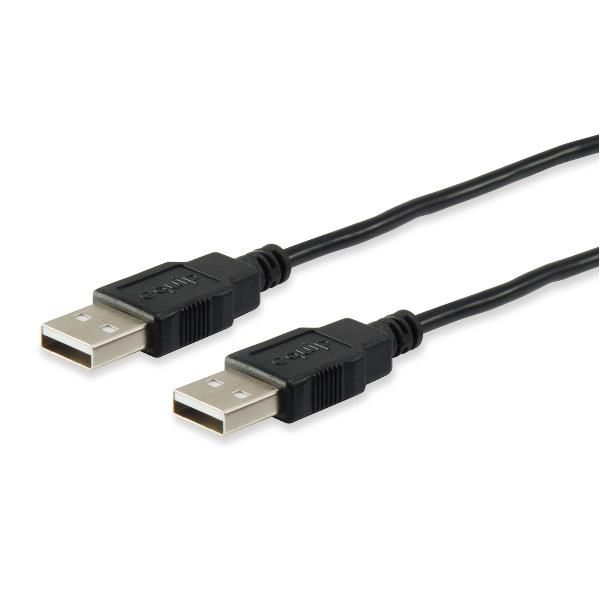 USB 2.0 CABLE A->A 3 0M M/M BLACK