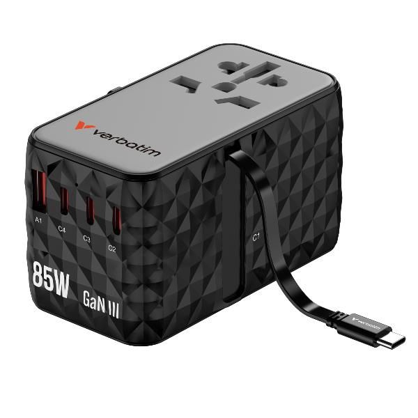 UNIVERSAL TRAVEL ADAP.GAN III 85W