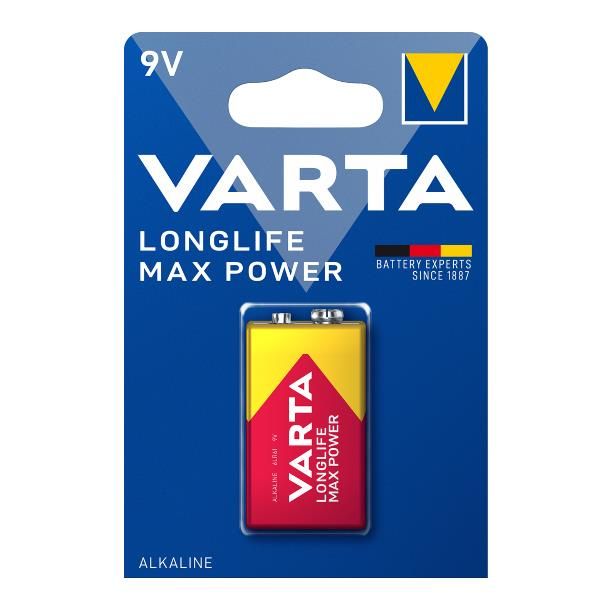 LONGLIFE MAX POWER ROSSA 9V