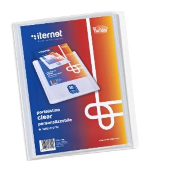 PORTALIST CLEAR PERSONALIZ 20 FOGLI