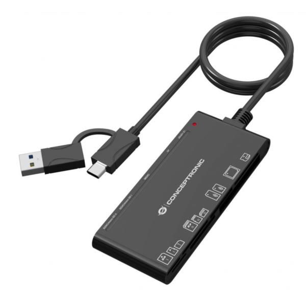 3-IN-1 CARD READER USB 3.2 GEN 2 C