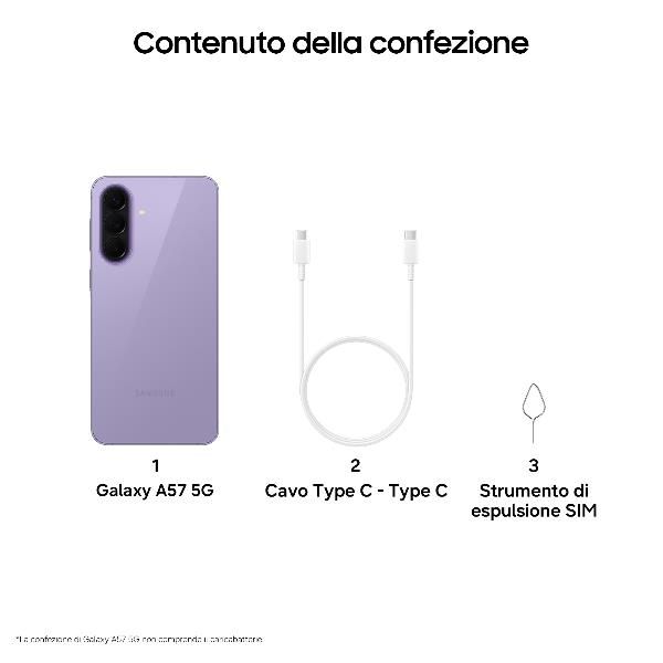 GALAXY A57 8+256GB LILAC