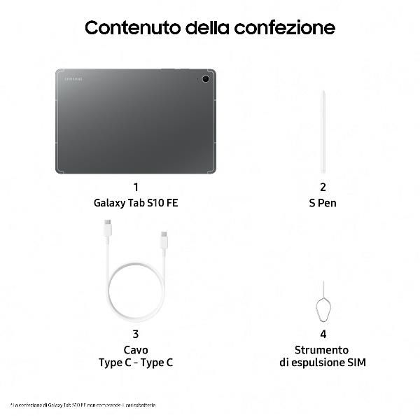 GALAXY TAB S10 FE 5G EE 128GB GRAY
