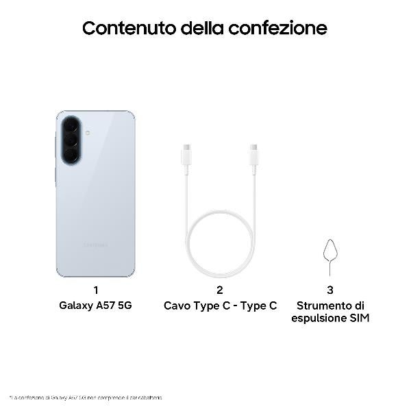 GALAXY A57 8+128GB ICYBLUE