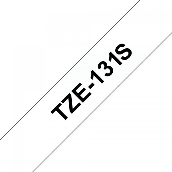 NASTRO LAM H12MM(4M) NERO SU TRASPA