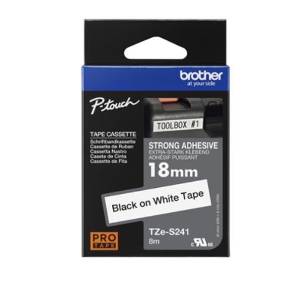 NASTRO 18MM NERA/BIANCO ADES RESIS