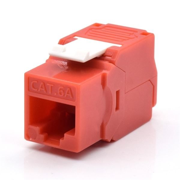 PRESA RJ45U CAT.6A ROSSO