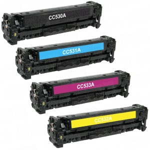 (Compatibile) Black universal HP CC530A/CE410X/CF380A/X Canon 718BK-3.5K