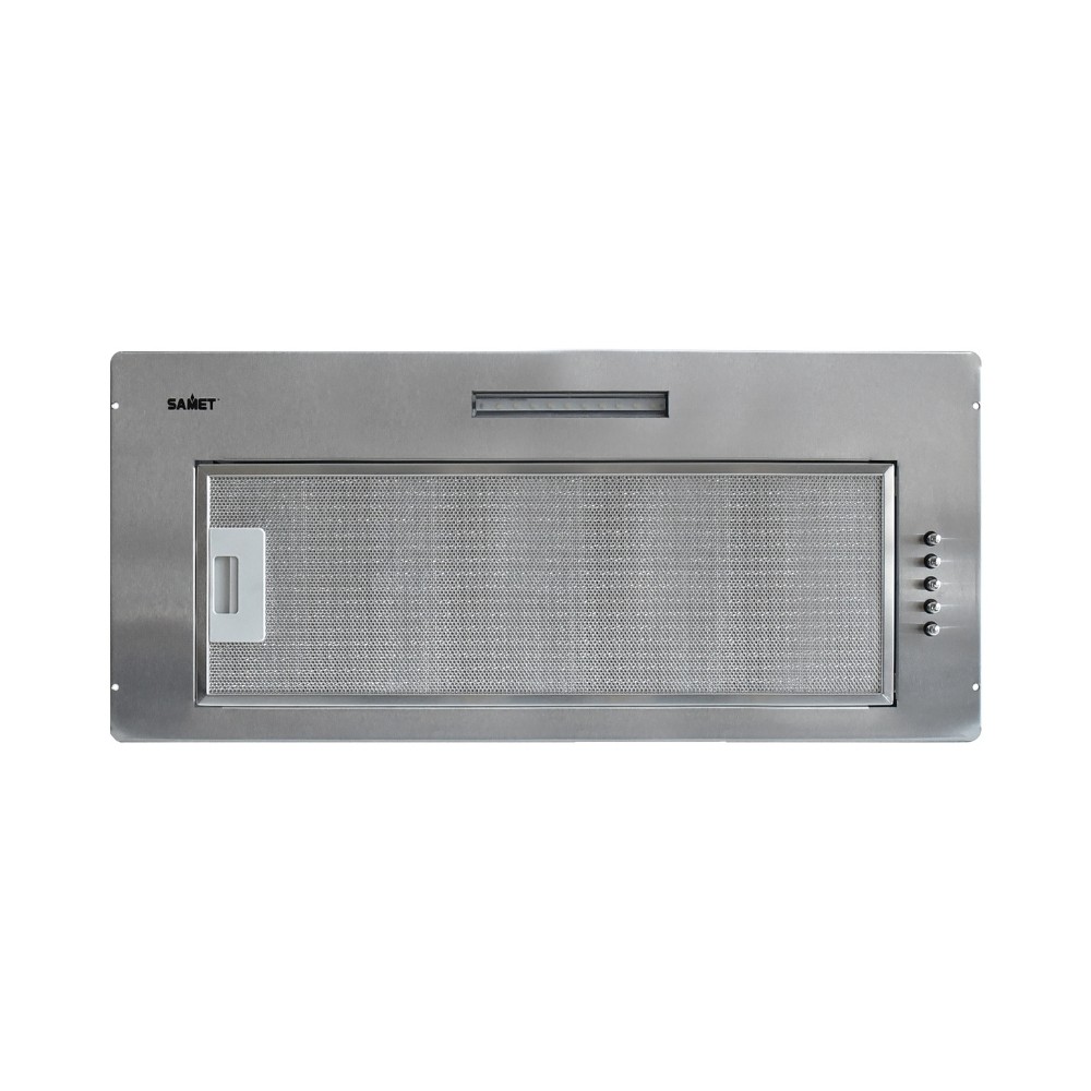 Cappa integrata sottopensile Samet Gruppo70 luce led 3 livelli velocità pannello verniciato inox classe D