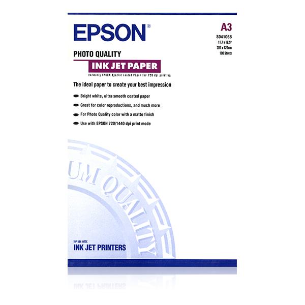 Epson Carta speciale [720/1440 dpi], finitura opaca (PHOTO INKJET PAPER A3 100SH)