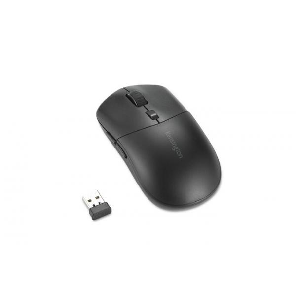 Kensington Mouse ricaricabile MY430 EQ (Kensington MY430 EQ - Mouse - multi-device, rechargeable - optical - 6 buttons - wireless - 2.4 GHz, Bluetooth - USB wireless receiver - black)