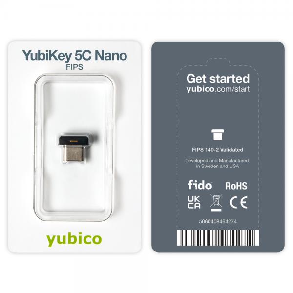 Yubico YubiKey 5C Nano - USB-C sikkerh