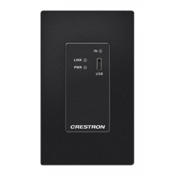 Crestron HD-TX-4KZ-111-1G-B moltiplicatore AV Ricevitore AV Bianco (DM LITE 4K60 4:4:4 TRANSMITTER - F/ USB-C DP SIGNAL EXTENSION BLK)