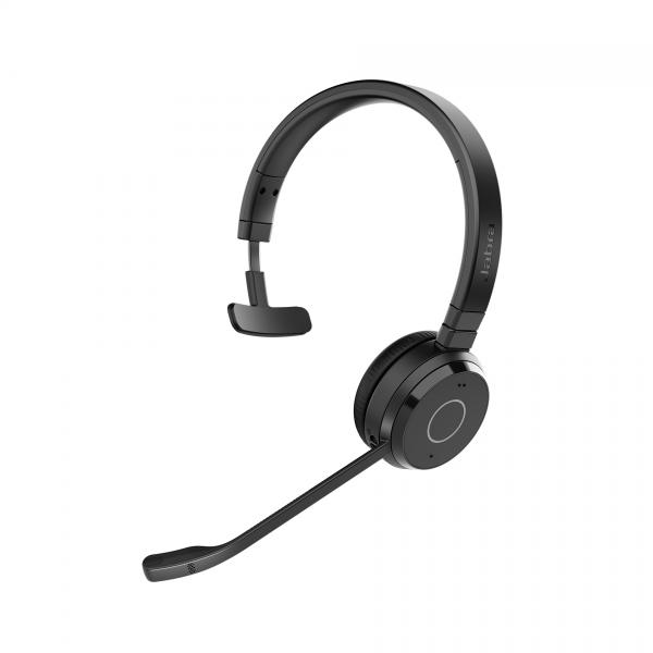 Jabra Evolve 65 TE Auricolare Con cavo e senza cavo A Padiglione Ufficio USB tipo A Bluetooth Nero (Jabra Evolve 65 TE Mono - Headset - on-ear - Bluetooth - wireless - USB-A via Bluetooth adapter - n