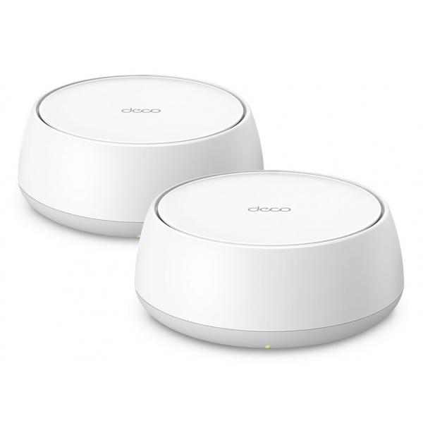 TP-Link DECO BE25[3-PACK] sistema Wi-Fi Mesh Dual-band [2.4 GHz/5 GHz] Wi-Fi 7 [802.11be] Bianco 2 Interno (TP-Link Deco BE25 V1 - Wi-Fi system - [3 routers] - mesh 1GbE, 2.5GbE, Wi-Fi 7 Dual Band)