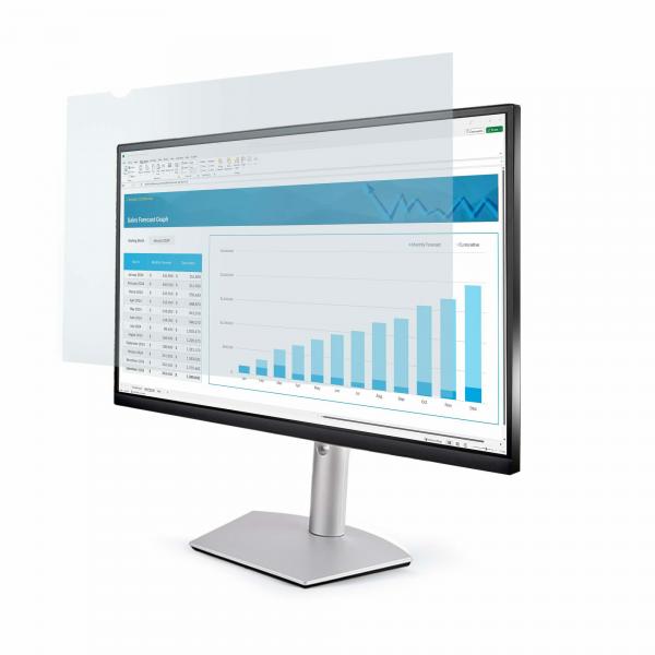 StarTech.com Filtro anti luce blu da 24 16:9, filtro per schermo anti luce blu per monitor da 24 pollici, riduce l'affaticamento degli occhi, doppia opzione di montaggio, conforme a TAA (24IN ANTI-BL