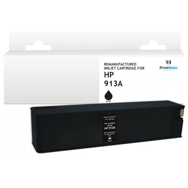 PrintMate K20731F6 cartuccia d'inchiostro 1 pz Compatibile Resa standard Nero (REMANUFACTURED 913A BLACK INK L0R95AE 3800P YIELD)