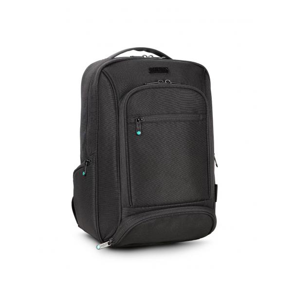 Urban Factory MCB14UF-ECO borsa per laptop 35,6 cm [14] Zaino Nero (MIXEE ECO: COMPACT BACKPACK - 13/14 MADE OF RPET)