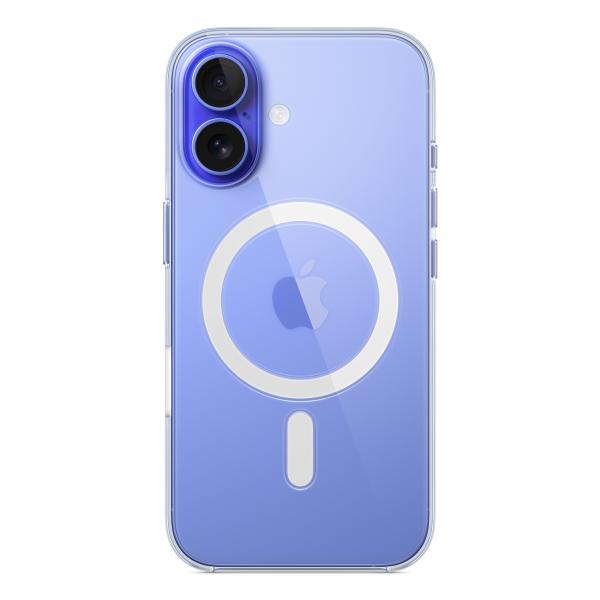 Apple Custodia MagSafe trasparente per iPhone 16 (IPHONE 16 CLEAR CASE)