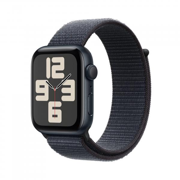 Apple Watch SE OLED 44 mm Digitale 368 x 448 Pixel Touch screen Nero Wi-Fi GPS [satellitare] (Apple Watch SE 44mm Midnight)