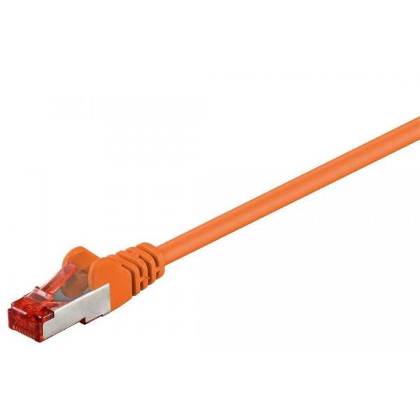 Microconnect SSTP625O cavo di rete Arancione 25 m Cat6 S/FTP [S-STP] (S/FTP CAT6 25m Orange LSZH - PiMF [Pairs in metal foil] - 4x2xAWG 28, CU - Warranty: 300M)