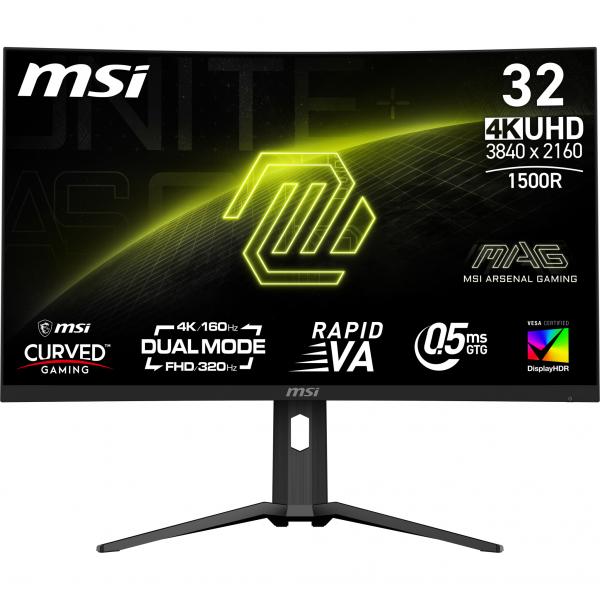 MSI MAG 321CUPDF Monitor PC 80 cm [31.5] 3840 x 2160 Pixel 4K Ultra HD LCD Nero (31,5[80cm]TFT MSI MAG 321CUPDFDE Curve)