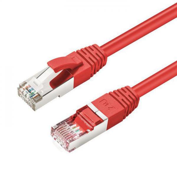 Microconnect SSTP625R cavo di rete Rosso 25 m Cat6 S/FTP [S-STP] (S/FTP CAT6 25m Red LSZH - PiMF [Pairs in metal foil] - 4x2xAWG 28, CU - Warranty: 300M)