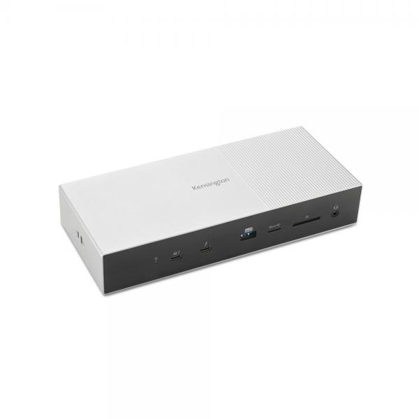 Kensington Docking station SD5000T5 EQ Thunderbolt 5 4K triplo con PD da 140 W - Windows/macOS (Kensington SD5000T5 EQ - Docking station - Thunderbolt 5 - 3 x Thunderbolt 5 - 1GbE, 2.5GbE)
