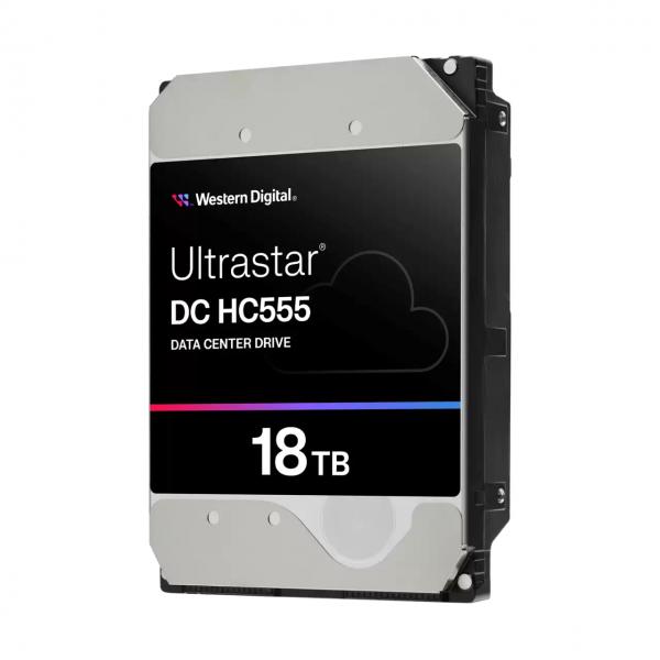 Western Digital Ultrastar DC HC555 disco rigido interno 18 TB 7200 Giri/min 512 MB 3.5 SAS3 (WD Ultrastar DC HC555 - 18 TB - SAS 12)