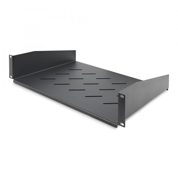StarTech.com Ripiano Rack 19 2U Ventilato, Mensola a sbalzo per Armadio Rack in acciaio con portata da 11,3kg, profondità di montaggio 31,5cm, viti/dadi inclusi (StarTech.com 2U Vented Rack Shelf)