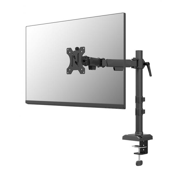Neomounts DS60-600BL1 Braccio per monitor 10-32 - Quick-fix - 180°-stop (Neomounts NERO DS60-600BL1 Single monitor arm - 10-32 - 0-8 kg - Quick-fix - 180 [5Years warranty])