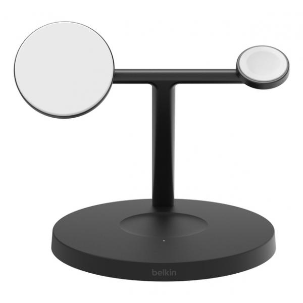 Belkin BoostCharge Pro Cuffie, Smartphone, Orologio intelligente Nero USB Carica wireless Ricarica rapida Interno (Belkin BoostCharge Pro 3-in-1 tr?dl?s)