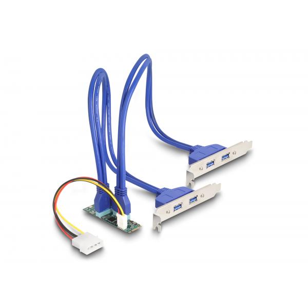 DeLOCK 61066 scheda di interfaccia e adattatore Interno USB 3.2 Gen 1 [3.1 Gen 1] (Delock - interfaceadapter - PCIe - PCI)