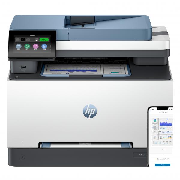 HP LaserJet Pro 3302fdw Wireless Multifunction Colore Stampante, Fotocopiatrice, scanner; Fronte/retro (Color LaserJet Pro MFP 3302fdw - Warranty: 12M)