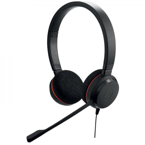 Jabra Evolve 20 Auricolare Cablato A Padiglione Ufficio USB Type-C / USB Type-A Nero (JABRA EVOLVE 20 USB C/A MS - STEREO)