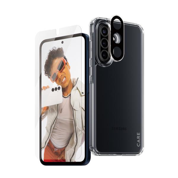 PanzerGlass ® § CARE by ® Flagship 3-in-1 Bundle Samsung Galaxy A36 5G Pellicola proteggischermo trasparente 1 pz (CARE BY PANZERGLASS - 3-IN-1 BUNDLE A36 5G)