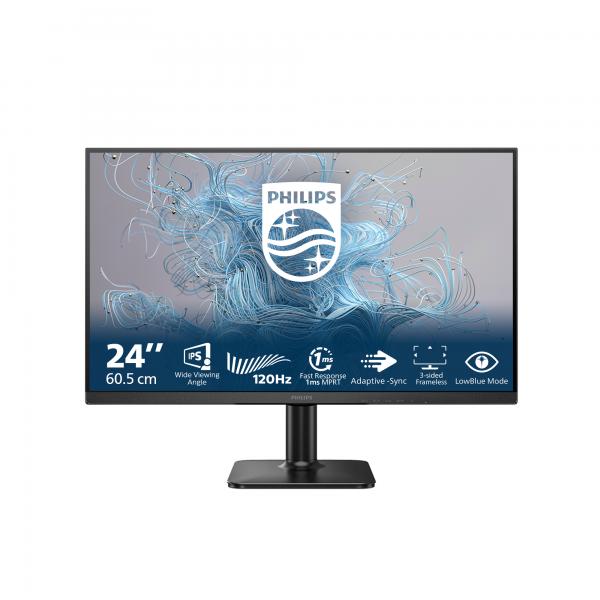Philips Serie 1000 24E2N1110/00 Monitor PC 60,5 cm [23.8] 1920 x 1080 Pixel Full HD LCD Nero (Philips 24E2N1110 - 1000 Series - monitor a LED - 24 [23.8 visualizzabile] - 1920 x 1080 Full HD [1080p]