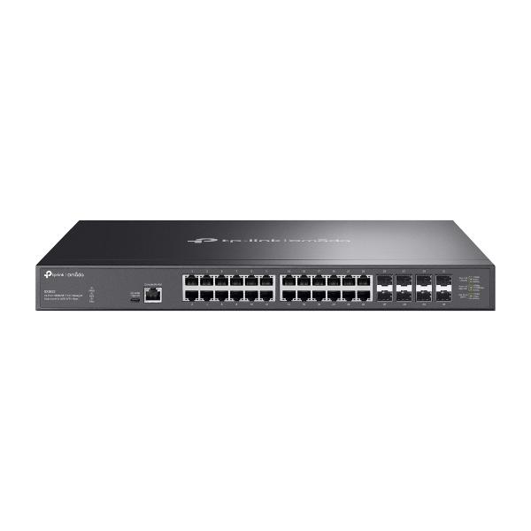 TP-Link Omada SX3832 switch di rete Gestito L2/L2+ 10G Ethernet [100/1000/10000] 1U Nero (TP-LINK Switch SX3832 24x10GBASE-T 8x 10GE SFP+ Managed Omada SDN)