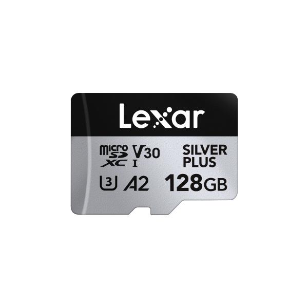 Lexar Professional SILVER PLUS 128 GB MicroSDXC UHS-I (Lexar SILVER PLUS micro SD Card 128GB)