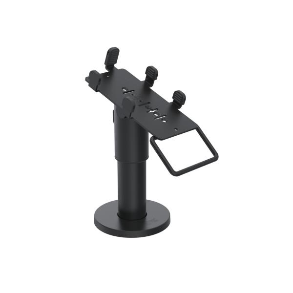 Ergonomic Solutions SpacePole Payment PAX035-D-02 accessorio di sistema POS Supporto POS Nero Metallo (PAX A35 DuraTilt SP1, 120mm - [with handle] - BLACK - - Warranty: 60M)
