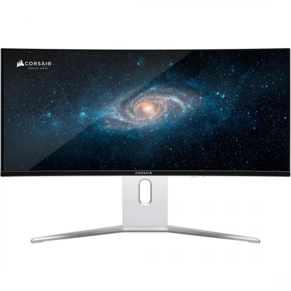 Corsair XENEON 34WQHD240-C Monitor PC 86,4 cm [34] 3440 x 1440 Pixel WQXGA QD-OLED Bianco (CORSAIR 34 QD-OLED MON CUR 34WQHD240-C)