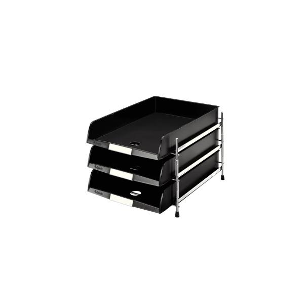 Esselte C4 Nero (Esselte C4 brevbakke i metal stativ so)