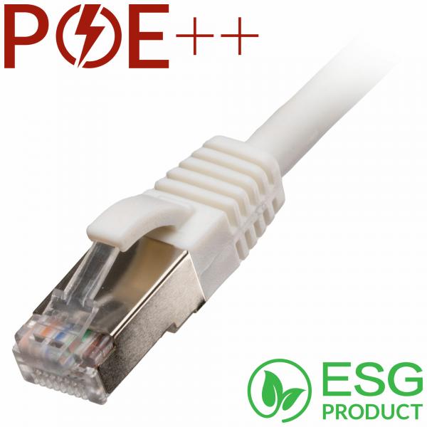 Cablenet 65-8020B cavo di rete Bianco 2 m Cat6a S/FTP [S-STP] (CNL 100PK 2M C6a Wh SFTP Ls 26AWG SB)