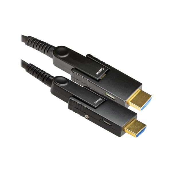 Cablenet 32-3782 cavo HDMI 20 m HDMI tipo A [Standard] Nero (CNL 20m HDMI 2.0b Det-AOC M-M 4K60 Ls)