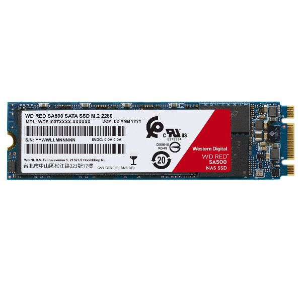 Western Digital Red WD SA500 1 TB M.2 Serial ATA III 3D NAND (RED SSD 1TB M.2 2.4MM 3D NAND - SATA 6GB/S)