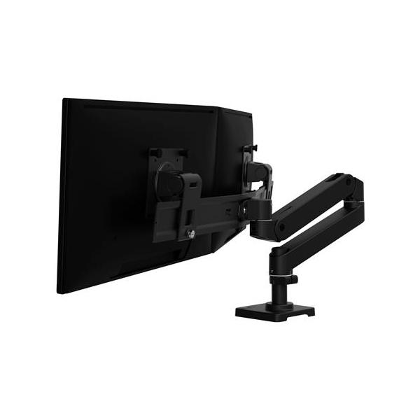 Ergotron LX Pro Series 45-684-292 Supporti a parete per TV 68,6 cm [27] Scrivania Nero (LX PRO ARM DUAL DIRECT DESK - MOUNT WCB)